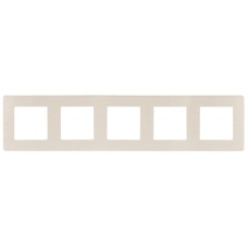 Рамка для розеток и выключателей на 5 постов Эра 12-5105-02 Б0052540