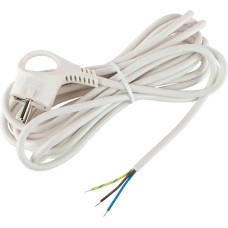 Шнур сетевой с вилкой Эра UX-3x0,75-5m -W Б0048694