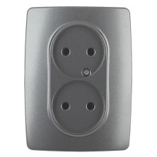 Розетка 2x2P Эра 12-2107-12 Б0031244