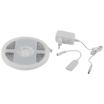 Комплект светодиодной ленты Эра 12В 5050 7,2Вт/м RGB 5м IP65 5050-30-RGB-IP65-Wifi-5m (12V) Б0043446