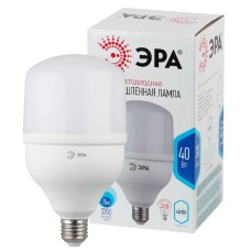 Лампа светодиодная Эра E27 40W 4000K LED POWER T120-40W-4000-E27 Б0027005