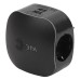 Разветвитель электрический Эра SP-3e-USB-BLACK Б0046364