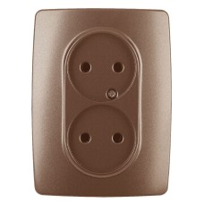 Розетка 2x2P Эра 12-2107-14 Б0031246