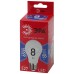 Лампа светодиодная Эра E27 8W 6500K LED A60-8W-865-E27 R Б0045323