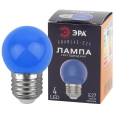 Лампа светодиодная Эра E27 1W 3000K ERABL45-E27 Б0049573