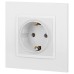 Розетка 2P+E Schuko Эра Elegance 14-2101-01М Б0065800