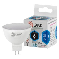 Лампа светодиодная Эра GU5.3 6W 4000K LED MR16-6W-840-GU5.3 Б0020545