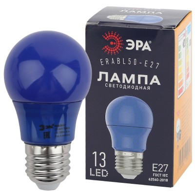Лампа светодиодная Эра E27 3W 3000K ERABL50-E27 Б0049578