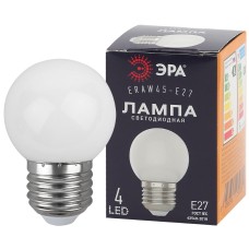Лампа светодиодная Эра E27 1W 3000K ERAW45-E27 Б0049577