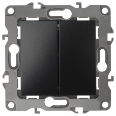 Переключатель двухклавишный без рамки 12 12-1104-05