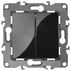 Переключатель двухклавишный без рамки 12 12-1106-06