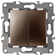 Переключатель двухклавишный без рамки 12 12-1106-13