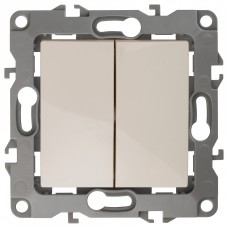 Переключатель перекрестный двухклавишный без рамки 12 12-1112-02