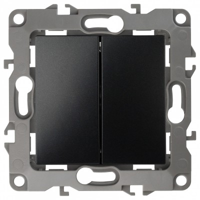 Переключатель перекрестный двухклавишный без рамки 12 12-1112-05