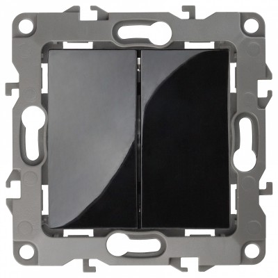 Переключатель перекрестный двухклавишный без рамки 12 12-1112-06