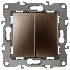 Переключатель перекрестный двухклавишный без рамки 12 12-1112-13