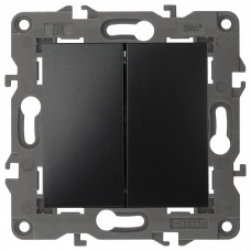 Переключатель перекрестный двухклавишный без рамки Elegance 14-1112-05