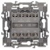 Переключатель перекрестный двухклавишный без рамки Elegance 14-1112-16