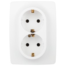 Розетка двойная без заземления 12 12-2106-01М