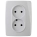 Розетка двойная без заземления 12 12-2107-01 Розетка двойная без заземления 12 12-2107-01
