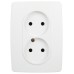 Розетка двойная без заземления 12 12-2107-01М Розетка двойная без заземления 12 12-2107-01М