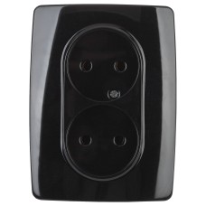 Розетка двойная без заземления 12 12-2107-06