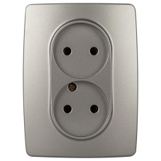 Розетка двойная без заземления 12 12-2107-16