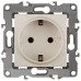 Розетка с заземлением, без рамки Эра Эра 12 12-2001-02