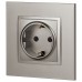 Розетка с заземлением, без рамки Elegance 14-2101-16