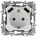 Розетка с заземлением и со шторкой и 2хUSB, без рамки Эра Эра 12 12-4109-01