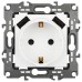Розетка с заземлением и со шторкой и 2хUSB, без рамки Эра Эра 12 12-4109-01М