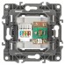 ТВ-розетка и розетка Ethernet RJ-45 без рамки 12 12-3110-12