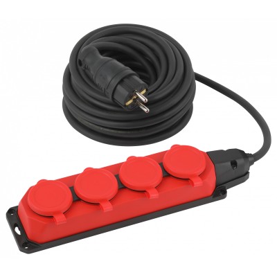 Удлинитель Эра  UK-4e-3x1,5-10m-IP44(KG)
