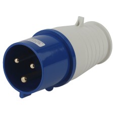 Вилка прямая 2P+PE Эра  V-32-2P-PE-IP44