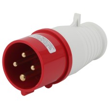 Вилка прямая 3P+PE Эра  V-16-3P-PE-IP44