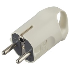 Вилка прямая с заземлением Эра  V3