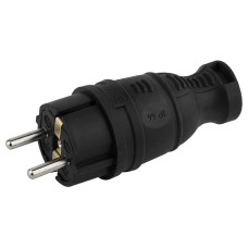 Вилка прямая с заземлением Эра  V8-B-IP44