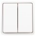Выключатель двухклавишный Эра 11-1524-01