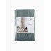 Комплект штор для кухни Этель Linen collection, 145×180 см - 2 шт., зелёный, 100% лён 170 г/м²