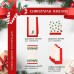 Набор новогодний столовый Christmas wreath скатерть 150х110см +/-3см с ВГМО, салфетка 40х40см-4 шт, 100%хл