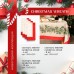 Набор новогодний столовый Christmas wreath скатерть 150х110см +/-3см с ВГМО, салфетка 40х40см-4 шт, 100%хл