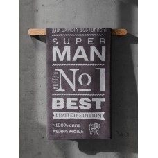 Полотенце махровое Этель "Super man" 70х130 см, 100% хлопок, 420гр/м2