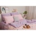 Постельное бельё «Этель» 1.5 сп Violet love 143*215 см, 150*214 см, 70*70 см - 2 шт, бязь 125 г/м2