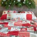 Постельное бельё «Этель» 2 сп New Year's patchwork 175х215 см, 200х220 см,70х70 см -2 шт,бязь 125 г/м2
