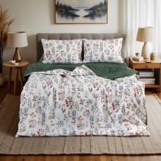 Постельное бельё "Этель" 1.5 сп Alpine meadow 143*215 см, 150*214 см, 50*70 см - 2 шт, поплин, хл 100%