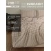Постельное бельё Этель 1.5 сп Beige cage 155х210 см,160х240 см, 50х70-2шт, 100% жатый хлопок, 140 гр/м2