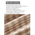 Постельное бельё Этель 1.5 сп Beige cage 155х210 см,160х240 см, 50х70-2шт, 100% жатый хлопок, 140 гр/м2
