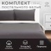 Постельное бельё Этель 1.5сп Stripes: grey, 143х215см, 150х214см, 50х70см-2 шт, перкаль,114 г/м2