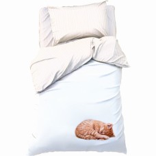 ПостельноебельёЭтель"Кitty", 1.5сп, 143х215см, 150х214см, 50х70см. - 1шт, 100%хлопок,бязь