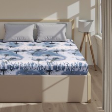 Простыня на резинке Этель Одуванчики 160*200*25, 100% хлопок, бязь, 125г/м2